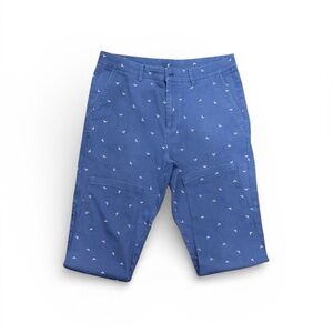 205. SHEIN Men Preppy Casual Navy Pants with White Accents Size Medium